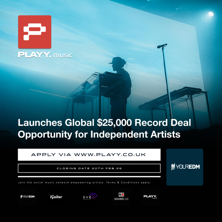 Game Changer: PLAYY. Music Launches Global $25,000 Record Deal