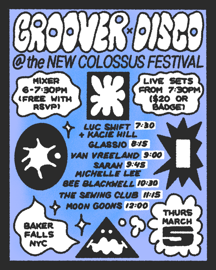 Groover x Disco Mixer at Baker Falls, NY on Thursday, March 5